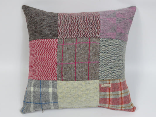 Patchwork Wool Cushion