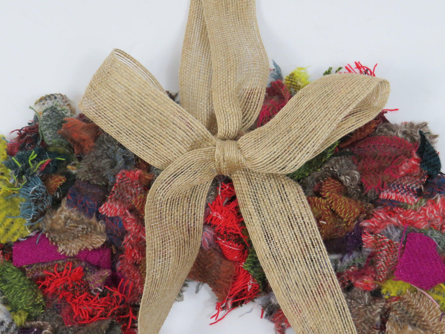 Heart Made Rag Wreath (7)