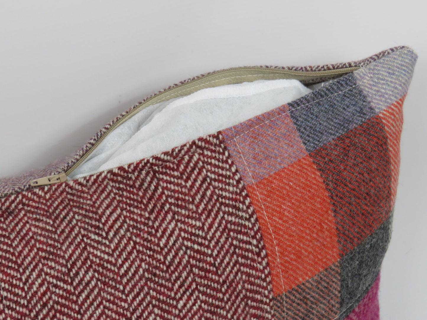 Patchwork Wool Cushion