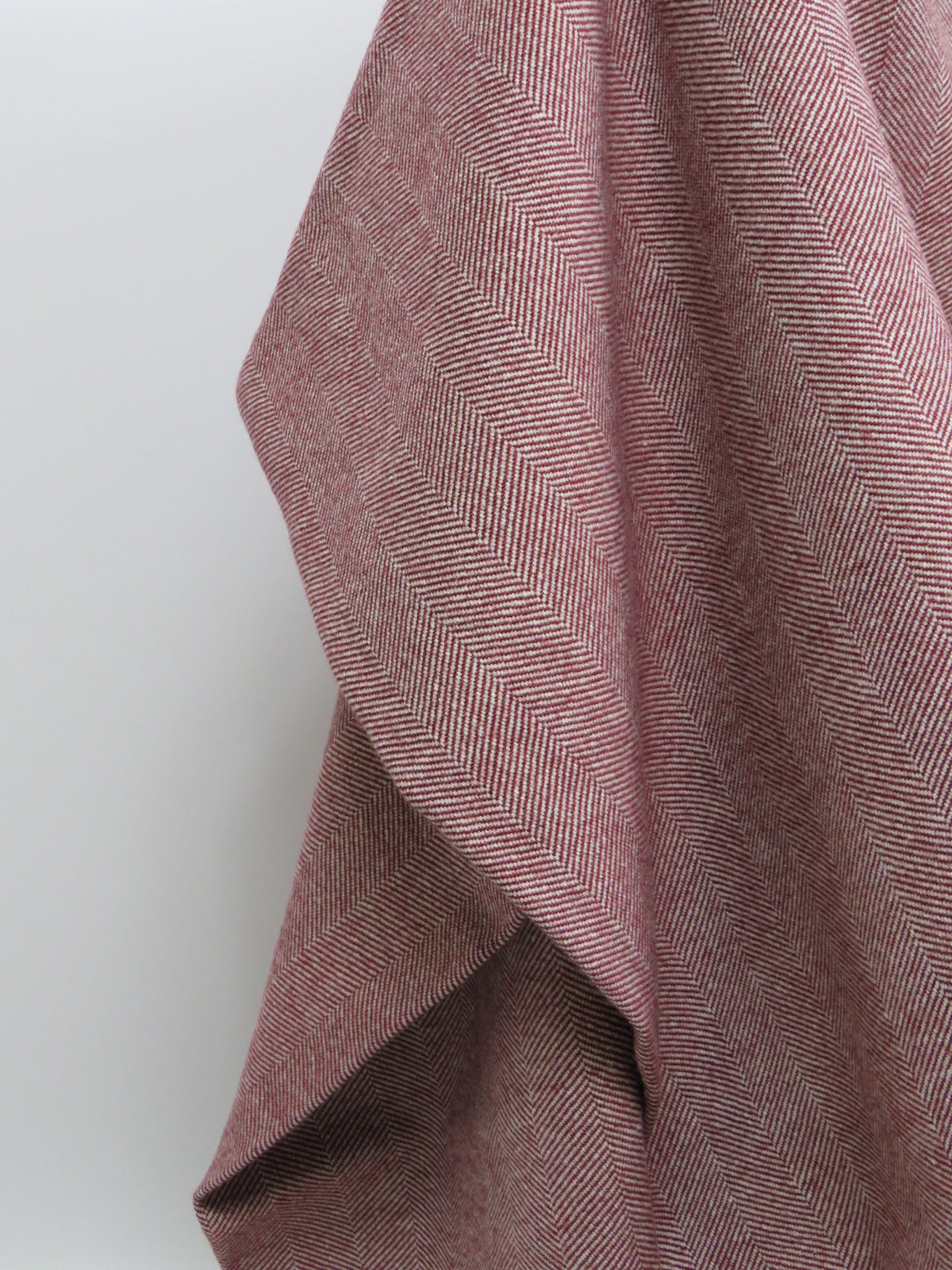 Luxury Herringbone Pure Wool Blanket