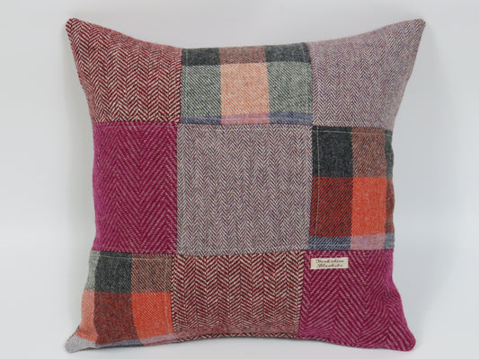 Patchwork Wool Cushion