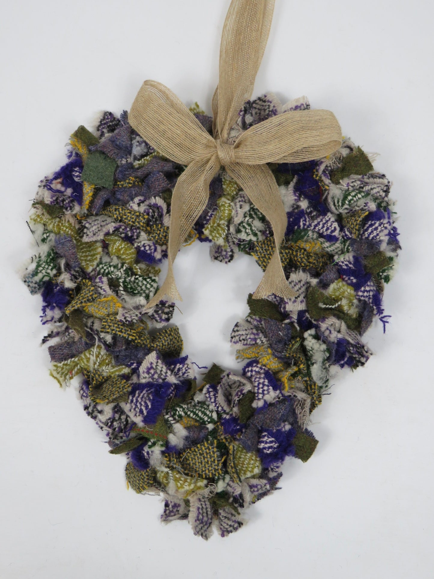 Heart Made Rag Wreath (11)