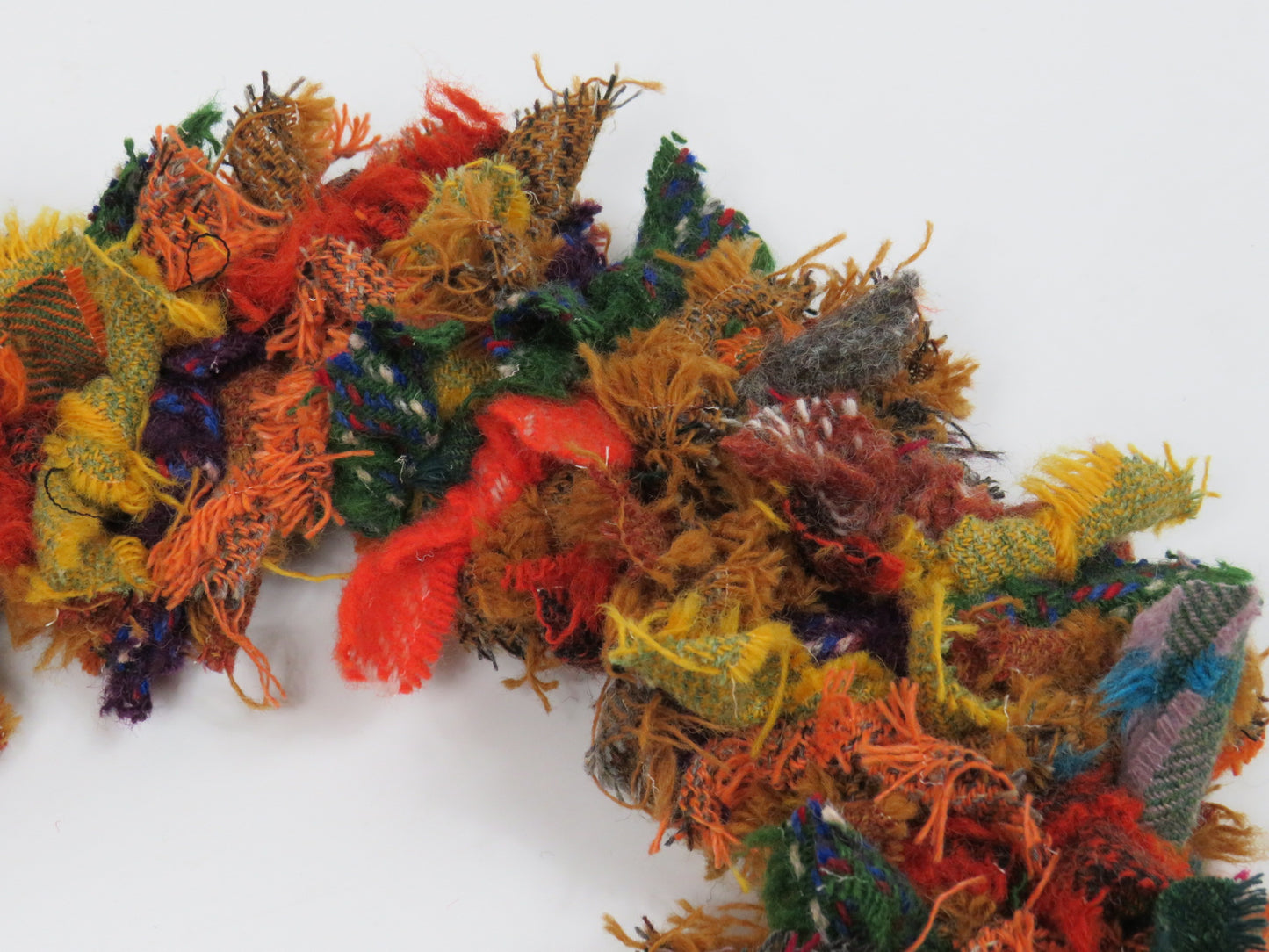 Made Round Rag Wreath (11)