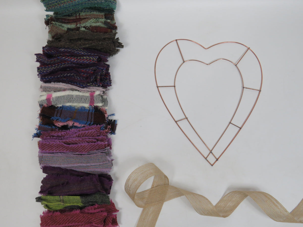 Yorkshire Lavender - DIY Rag Wreath Kit