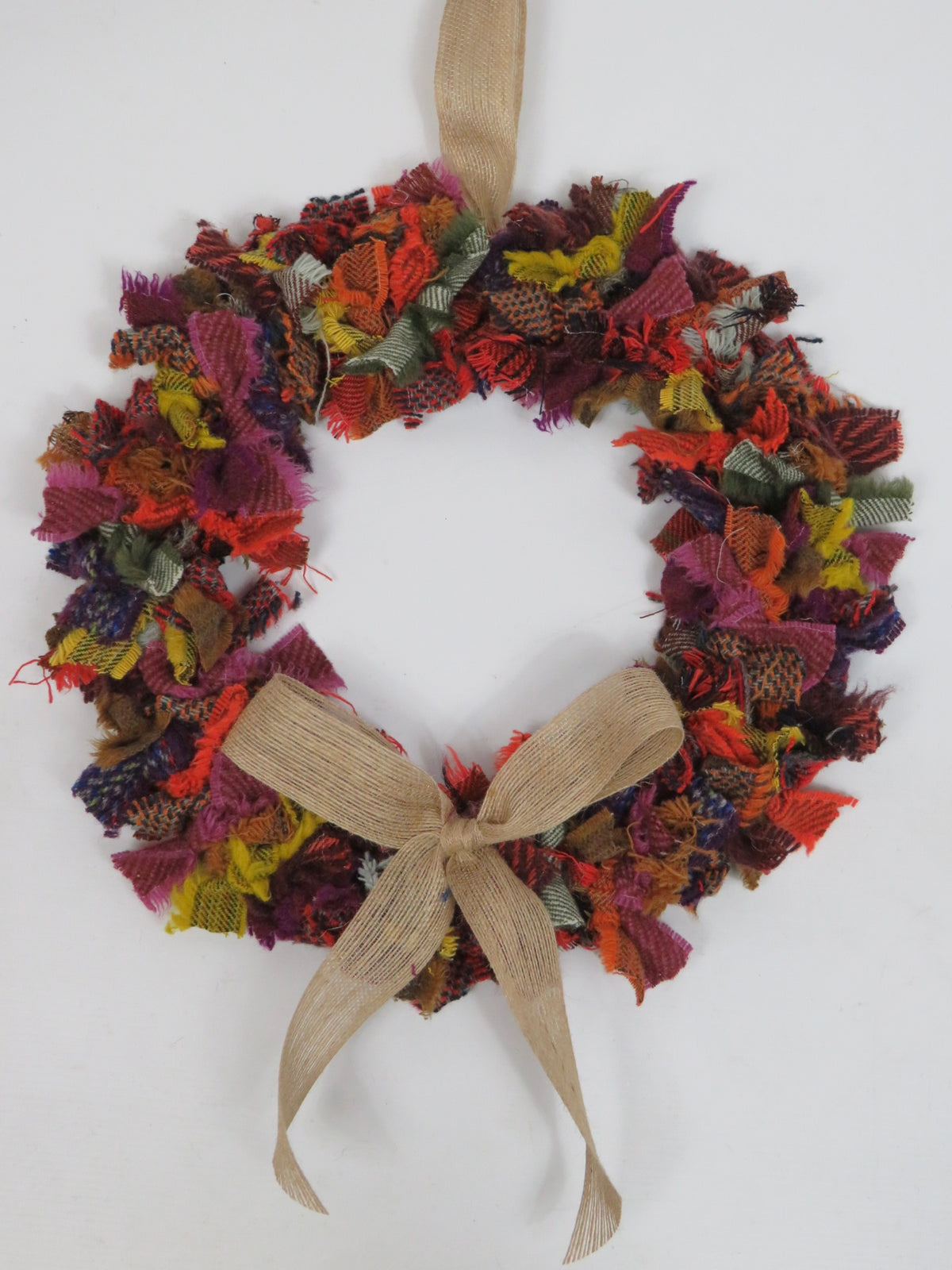Autumnal - DIY Rag Wreath Kit (3)