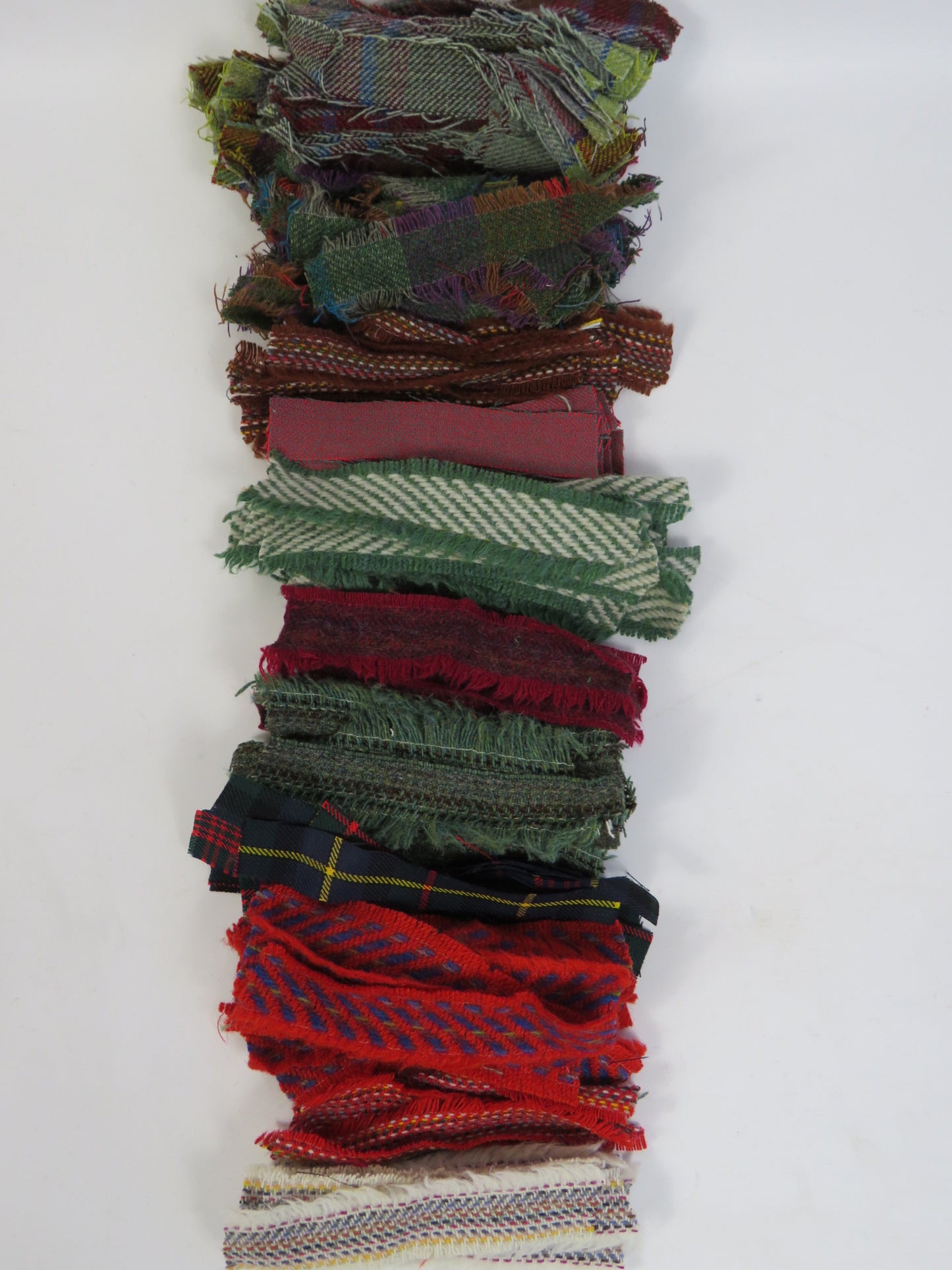 (2) Christmas DIY Rag Wreath Kit