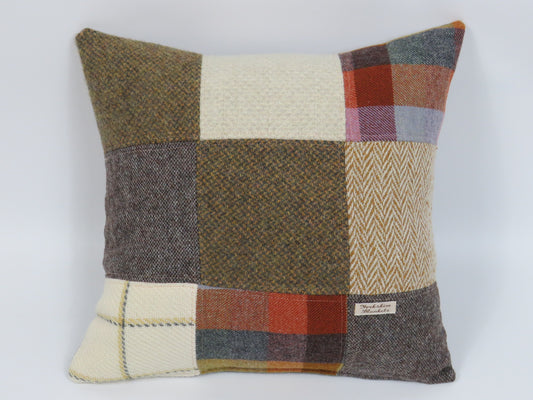 Patchwork Wool Cushion