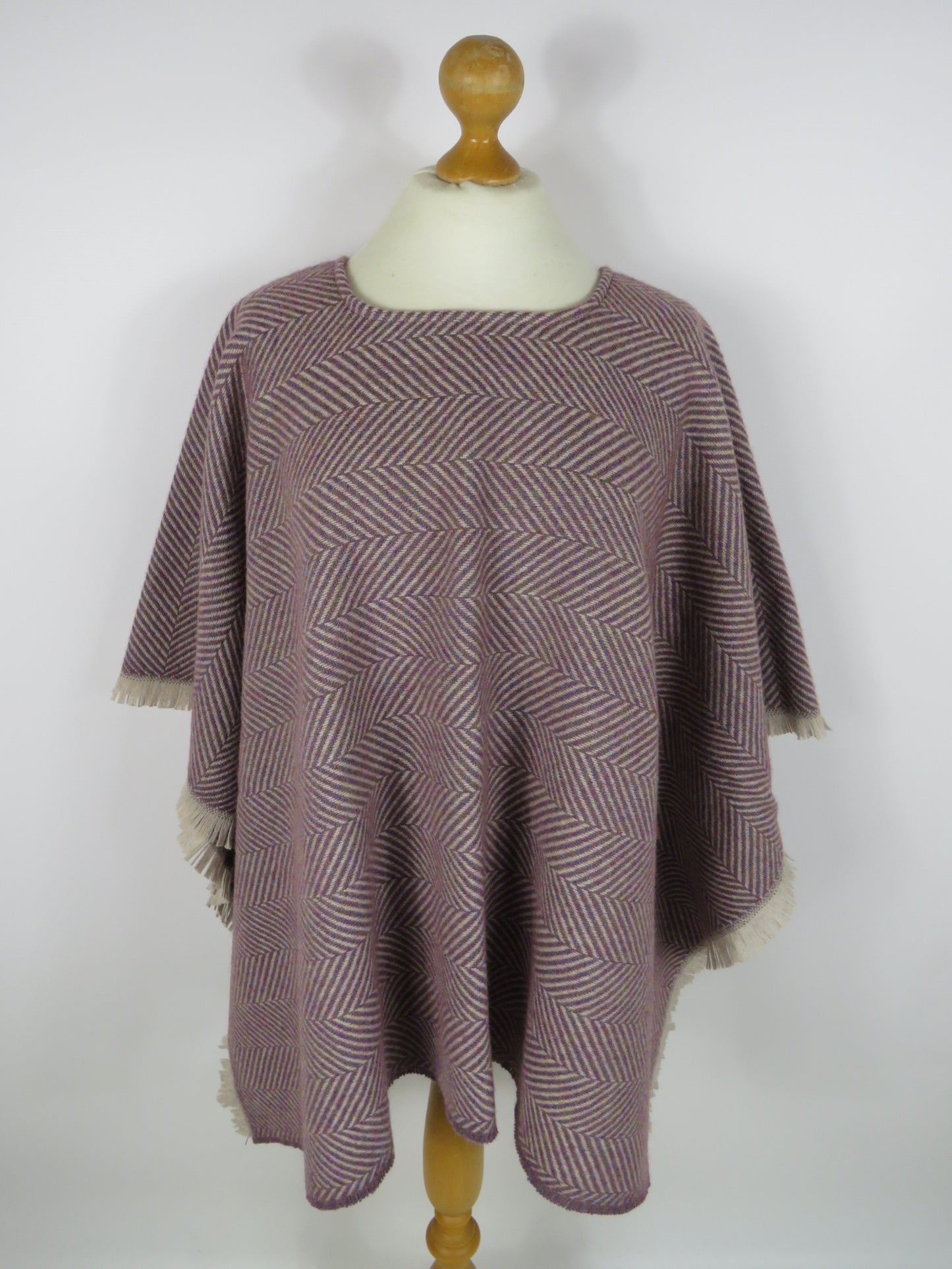 Wool Blend Poncho