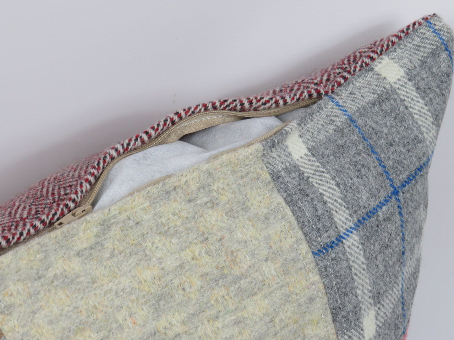 Patchwork Wool Cushion