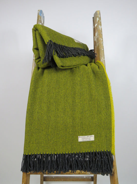 Large Luxury Pure Wool Blanket