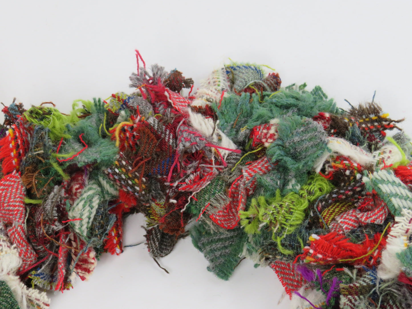 (1) Christmas DIY Rag Wreath Kit