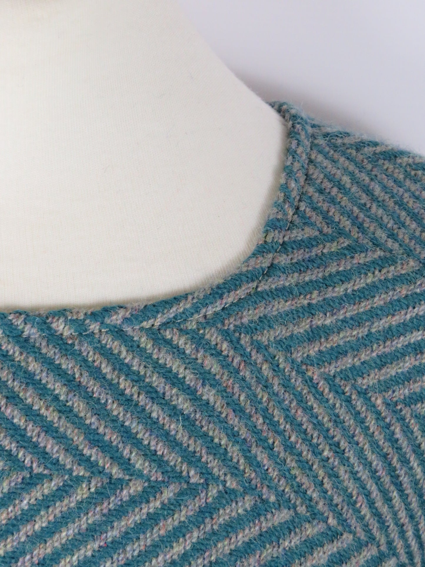 Wool Blend Poncho