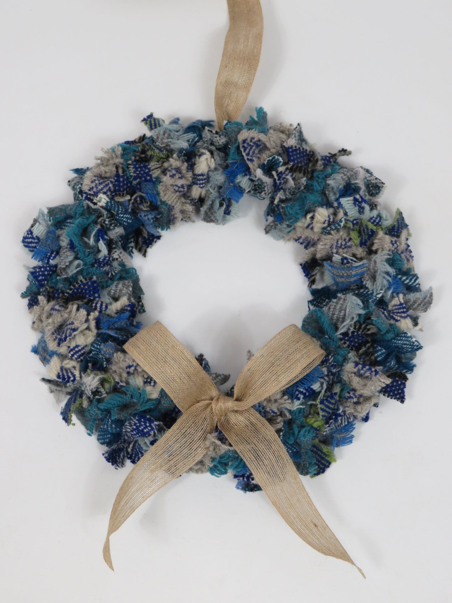 Christmas DIY Rag Wreath Kit Winter Wonderland