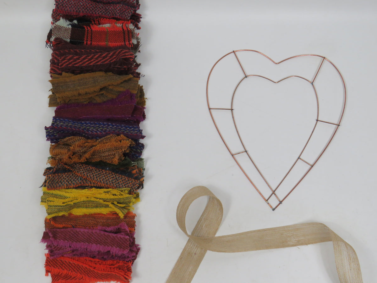Autumnal - DIY Rag Wreath Kit (3)
