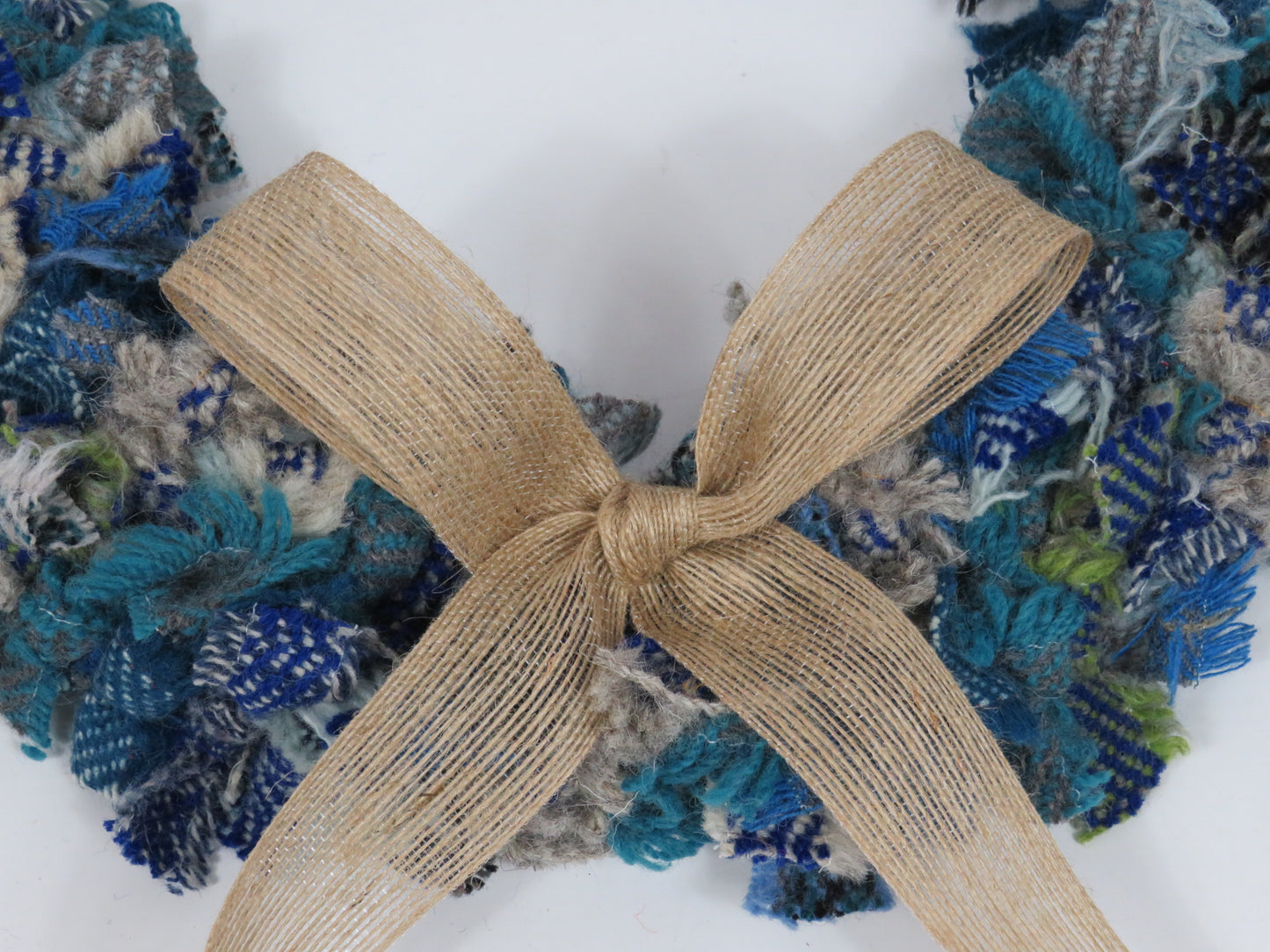 Christmas DIY Rag Wreath Kit Winter Wonderland