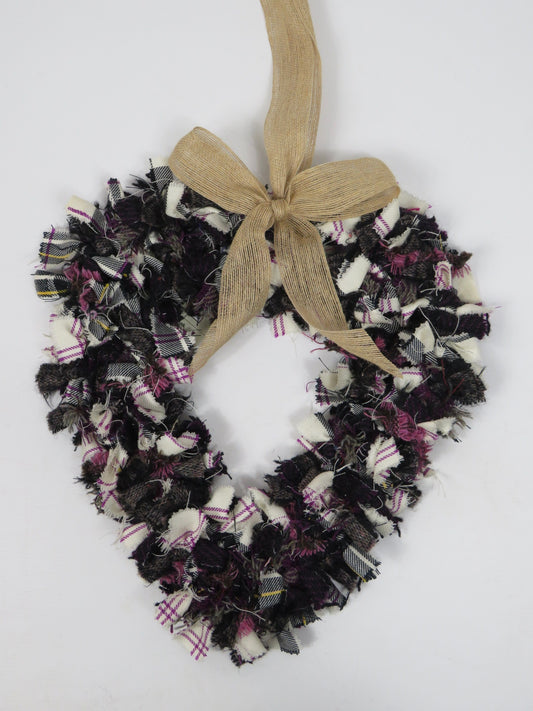Heart Made Rag Wreath (17)
