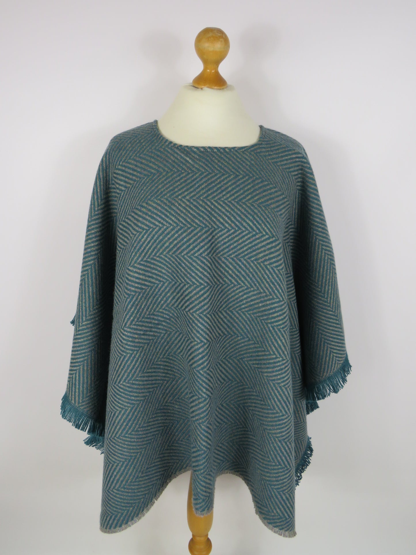Wool Blend Poncho