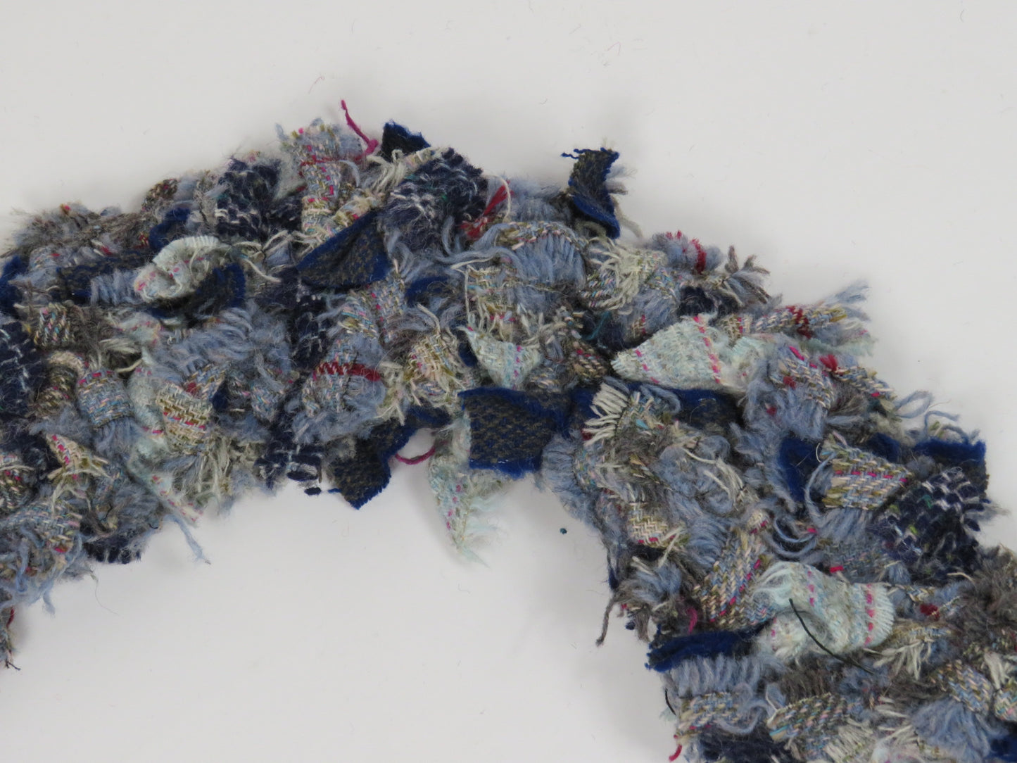 SALE Large Made Round Rag Wreath (29)